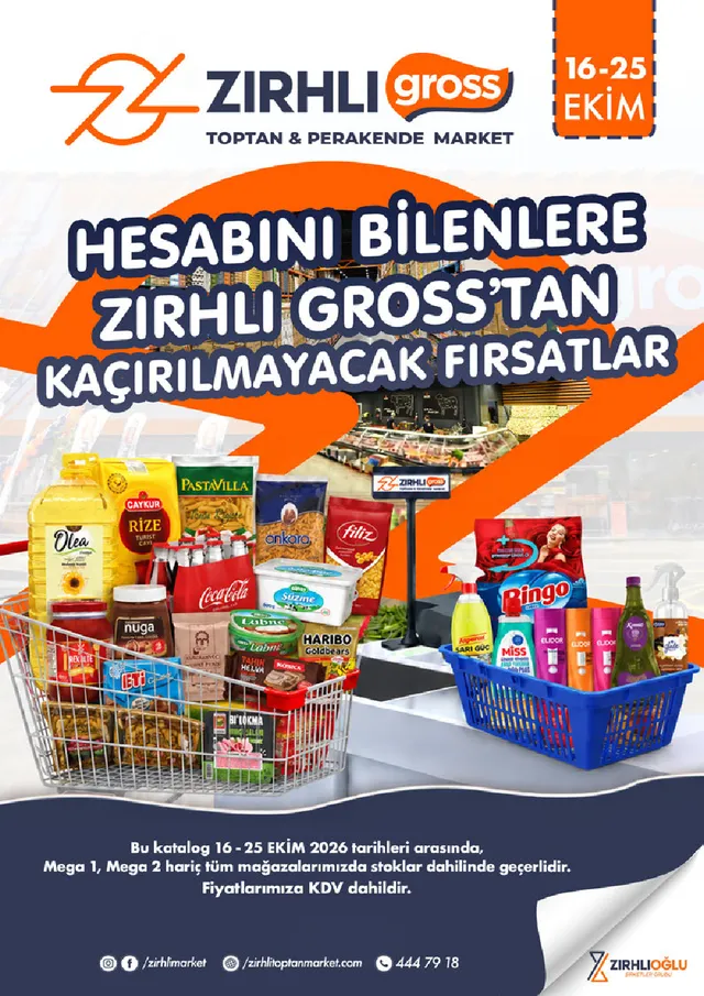 16 – 25 Ekim İndirimleri kataloğunun kapağı